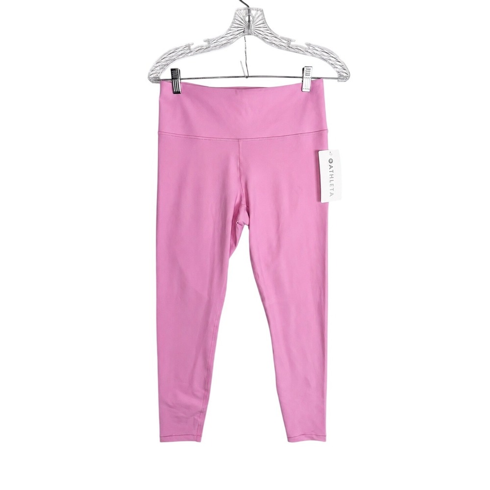 Athleta Interval Tight High Rise Compression Leggings Waterlily Pink Medium